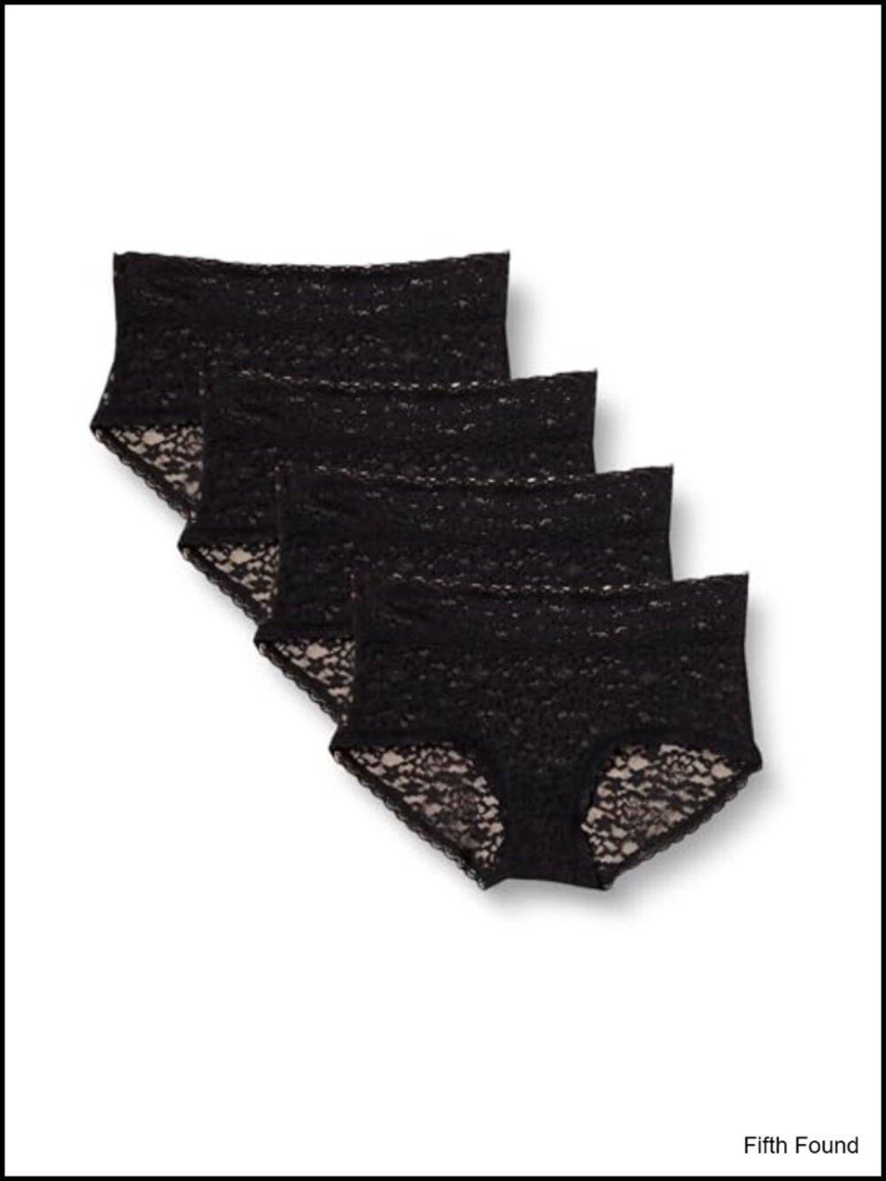 Women's Breathable Cotton Lace Stretch Hipster Underwear, Pack of 4